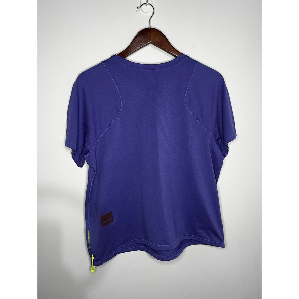 Lululemon Athletica Lightweight Cinch Hem Hiking Purple Short Sleeve Tee - Picture 6 of 6